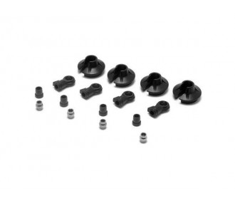 LOSI - 15mm Shock Absorber Rotors, cups, bushings: 8B 2.0