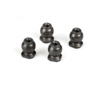 LOSI - Suspension balls 8.8mm Flanged: 8B,8T
