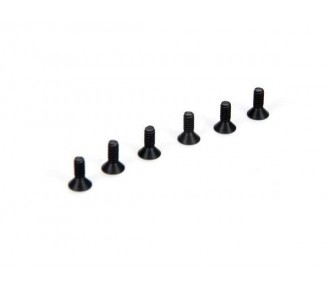 LOSI - 4-40 x 5/16 Round head screws (6)