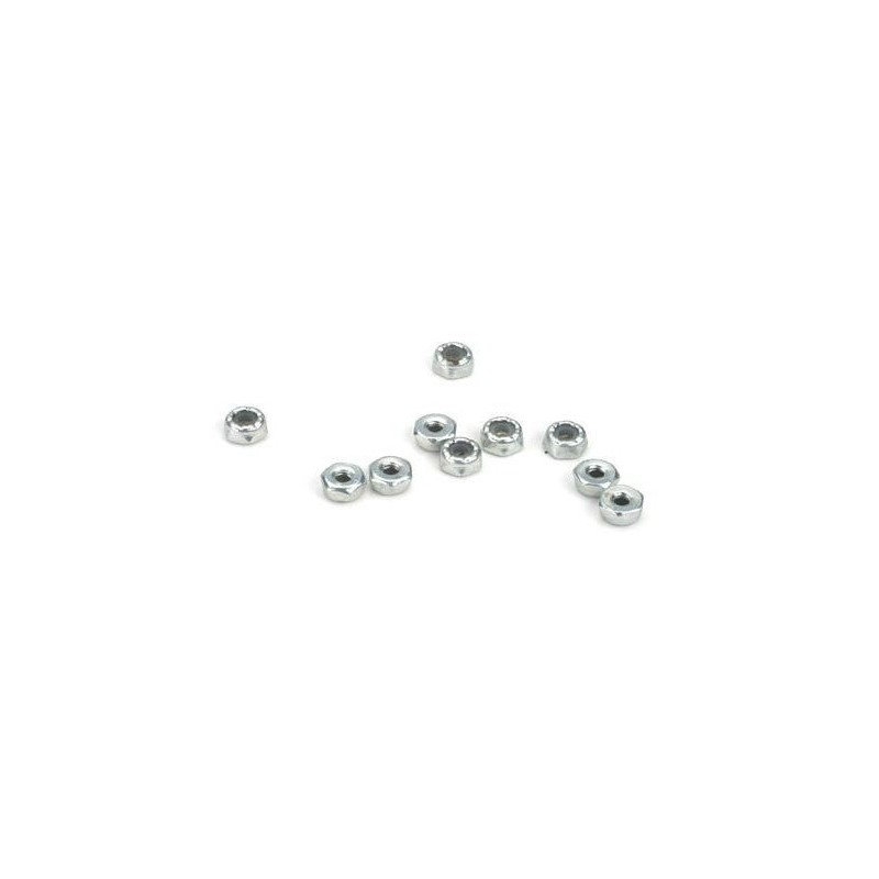 LOSI - 4-40 steel Locking 1/2 nuts (10)