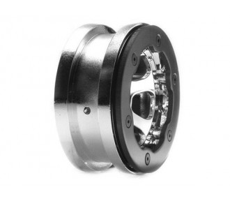 LOSI - 2.2 wheels, Chrome with rings: CCR