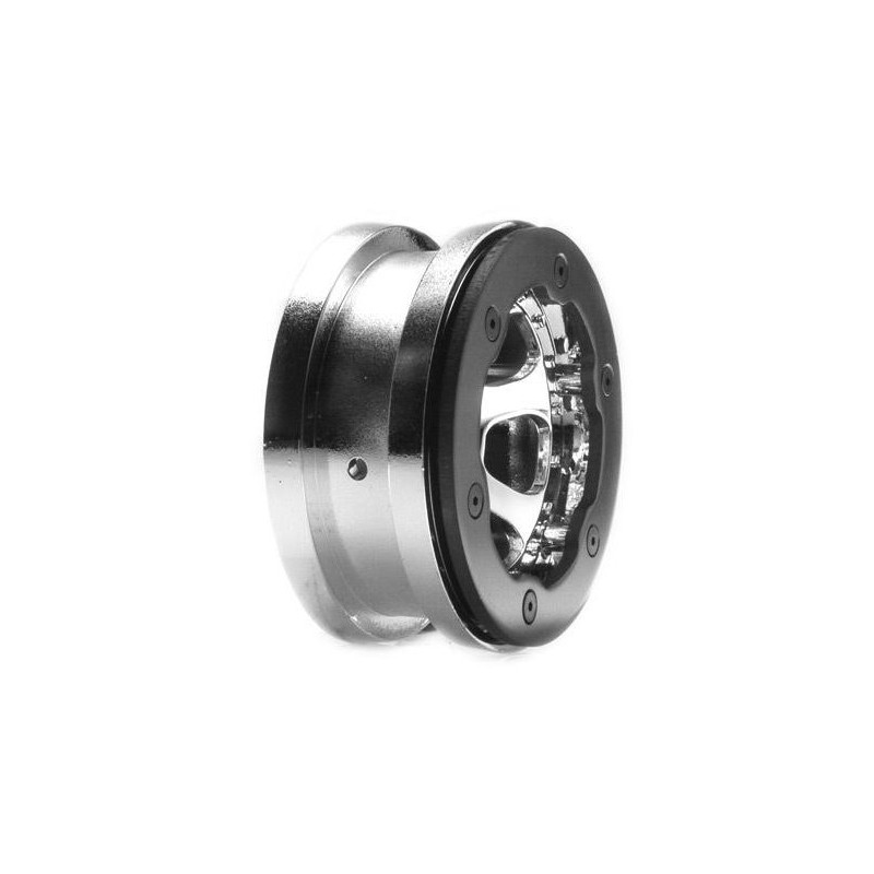 LOSI - 2.2 wheels, Chrome with rings: CCR