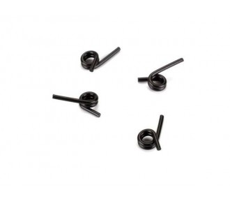 LOSI - Clutch springs, black(4): 8B, 8T