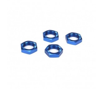 LOSI - 5ive-T - Dadi ruota anodizzati blu (4)