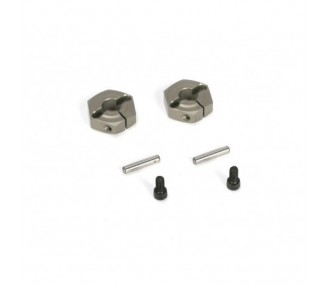 LOSI - TEN-SCTE - Aluminum wheel hexagons (2)
