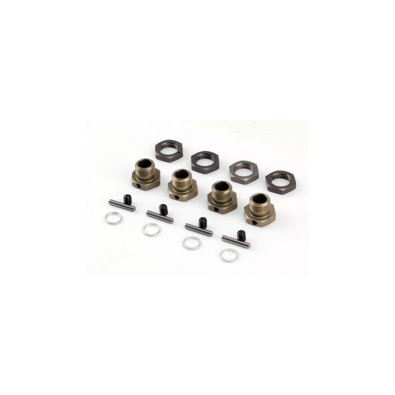 LOSI - LST2/MUG/MGB -17mm Hexagonal wheel sets (4)