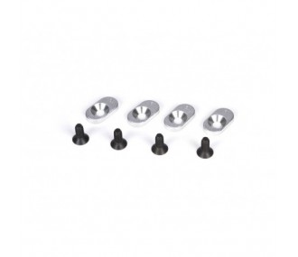 LOSI - 5ive-T - motor support inserts and screws, 19,5/58 (4)