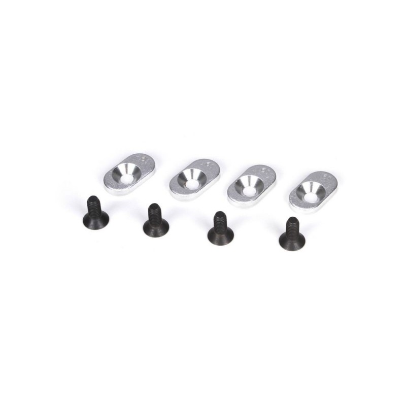 LOSI - 5ive-T - motor support inserts and screws, 19,5/58 (4)