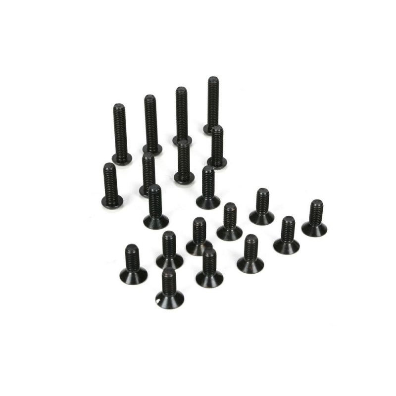 LOSI - 5ive-T - M6 countersunk and pan head screw set (20)