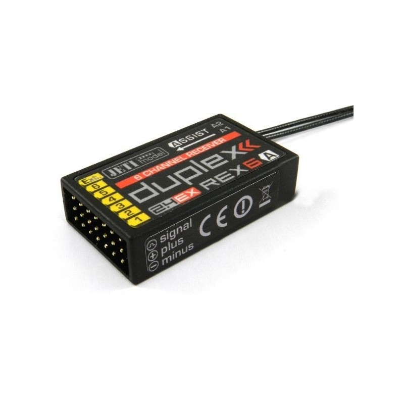 REX 6 ASSIST Duplex 2.4EX JETI receiver