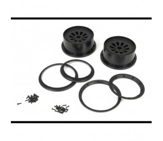 LOSI - 5T - Rim with black beadlock rings (2)