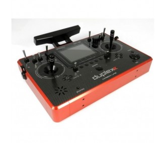 Jeti DC-16 G2 Carbon Line Rojo Multimodo 2.4Ghz + R10