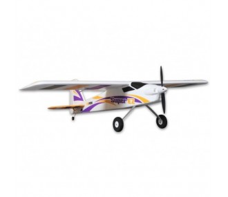 Avion FMS Trainer Super EZ V4 avec flotteurs PNP + gyro Reflex env.1.22m