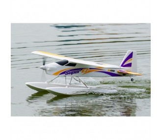 FMS Trainer Super EZ V4 aircraft with PNP floats + Reflex gyro approx.1.22m