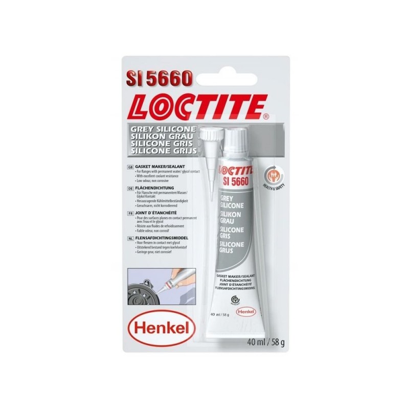 Masilla de silicona para juntas de motor LOCTITE gris SI5660 40ml