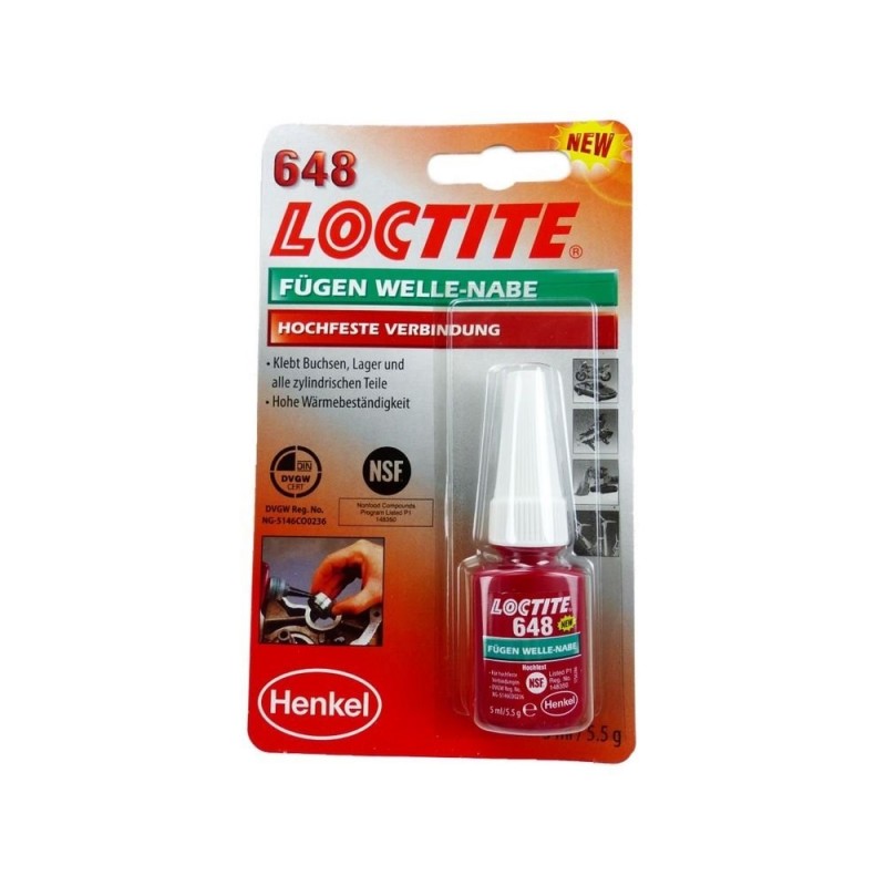 Colle bloc presse LOCTITE 648 fort