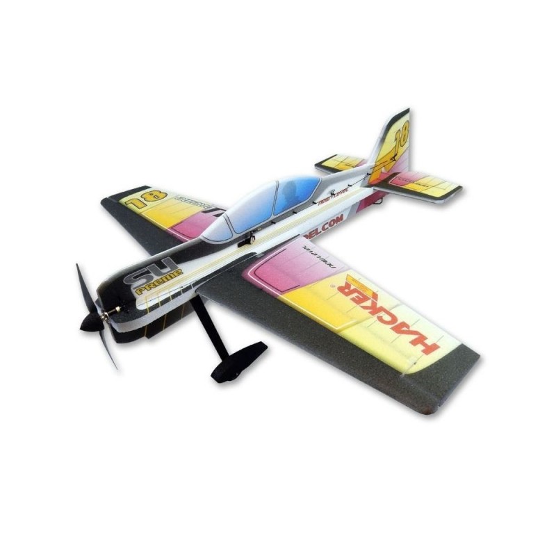 Avión Hacker modelo SU-Preme ARF aprox.1.20m rojo/naranja/amarillo