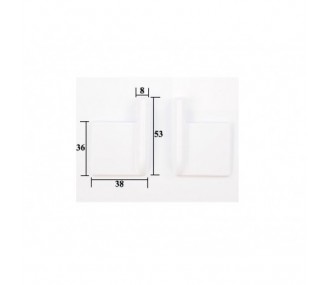 Caches-Servo plastique 53x38mm (1x paire) Topmodel CZ