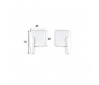 Cubiertas de plástico para servos 70x45mm (1x par) Topmodel CZ