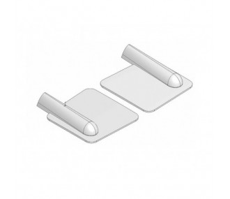 Cubiertas de plástico para servos 60x60mm (1x par) Topmodel CZ