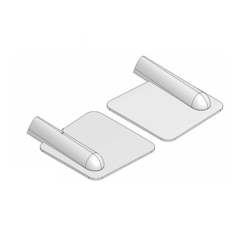 Cubiertas de plástico para servos 60x60mm (1x par) Topmodel CZ