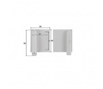 Copri servo in plastica 40x45mm (1x coppia) Topmodel CZ