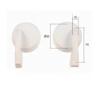 Servo covers for HS-80/81/82/85 dia.58mm (1x pair) Topmodel CZ