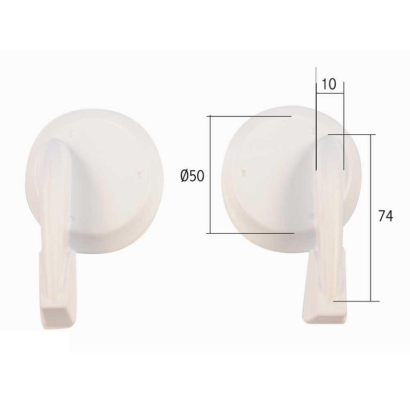 Servo covers for HS-80/81/82/85 dia.58mm (1x pair) Topmodel CZ