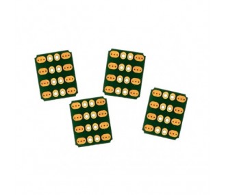 PCB 90° MPX '8-pin' (4 pezzi) Emcotec