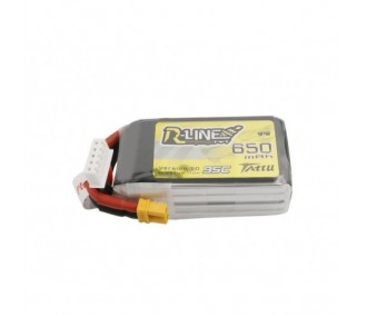 Akku Tattu lipo R-line 4S 14.8V 650mAh 95C Steckdose xt30