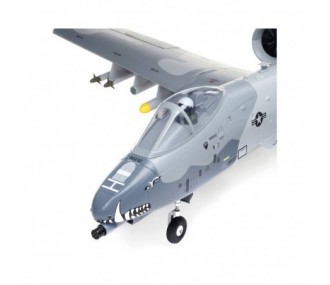 E-flite A-10 Thunderbolt II 64mm EDF AS3X BNF avión básico aprox.1.15m