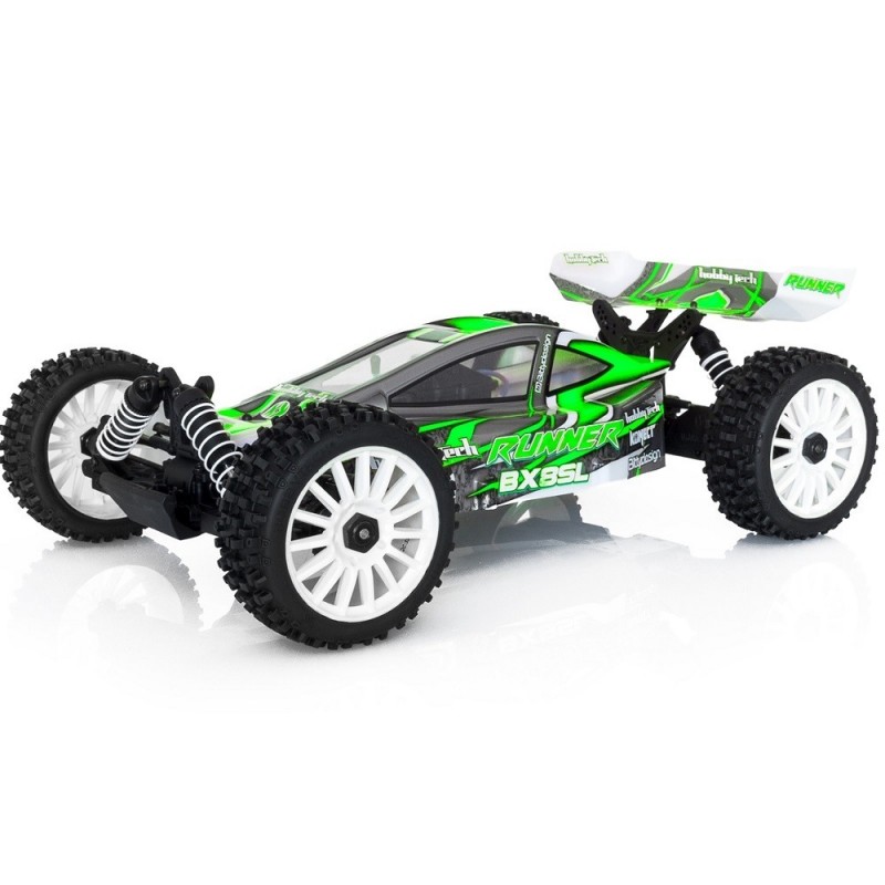 BX8 Runner Verde tipo SL spazzolato 1/8 4wd RTR Hobbytech