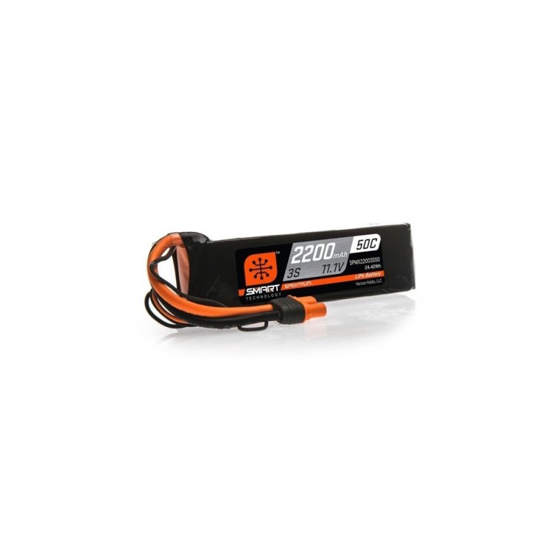 Batería Smart Lipo 3S 11.1V 2200mAh 50C IC3 Spektrum