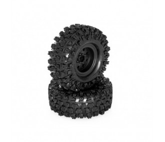 Complete black wheels CLIMBER 121/45 (the pair)