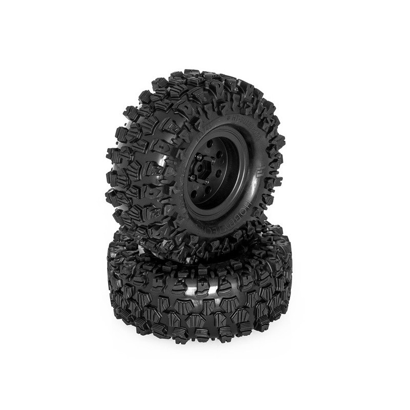 Complete black wheels CLIMBER 121/45 (the pair)