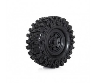 Complete black wheels CLIMBER 121/45 (the pair)