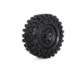 Roues complètes noires crawler CLIMBER 121/45 (la paire)