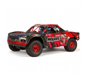 ARRMA 1/7 Mojave 6S BLX 4WD Brushless Desert Truck RTR, rojo y negro