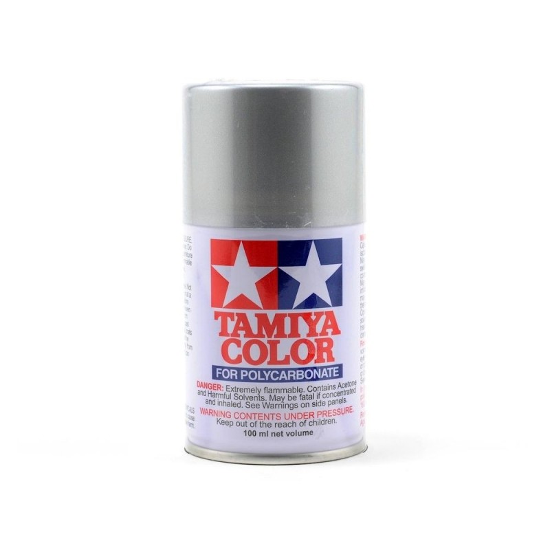 Vernice spray 100ml per LEXAN Tamiya PS41 argento brillante