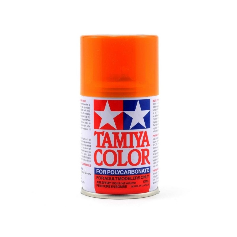 Aerosol paint 100ml for LEXAN Tamiya PS43 translucent orange