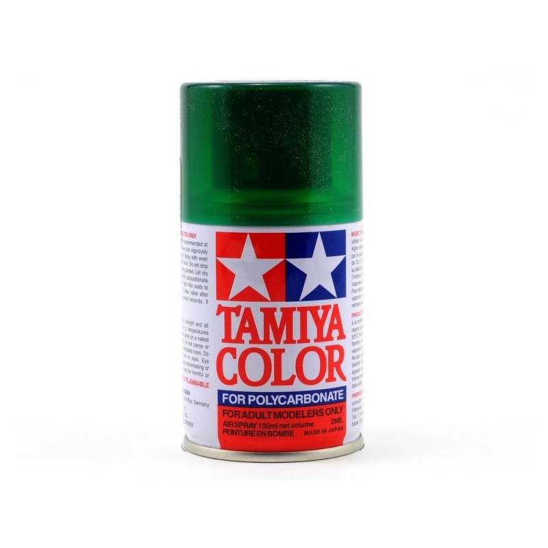 Peinture aérosol 100ml pour LEXAN Tamiya PS44 vert translucide