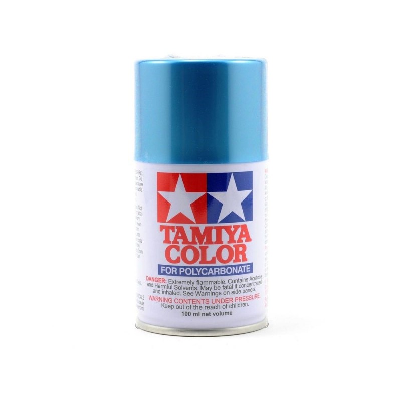 Peinture aérosol 100ml pour LEXAN Tamiya PS49 bleu métal