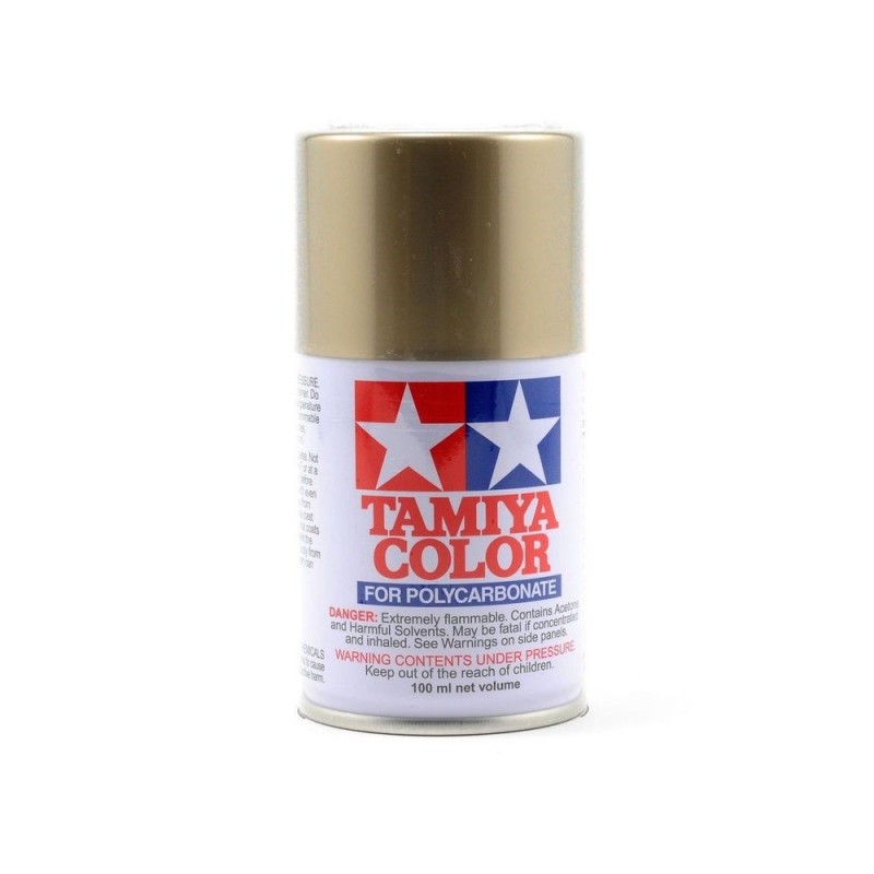 Peinture aérosol 100ml pour LEXAN Tamiya PS52 alu champagne anodisé