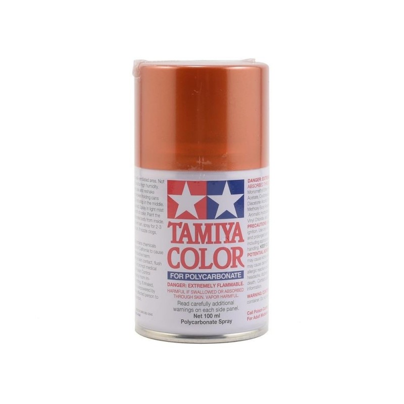 Peinture aérosol 100ml pour LEXAN Tamiya PS61 orange métal