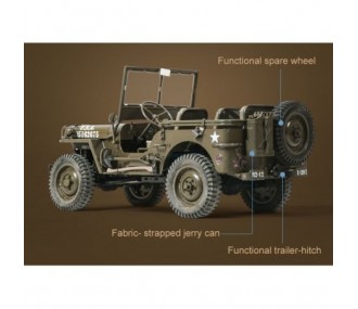 1/6 JEEP WILLYS 1941 MB scaler ARTR car kit (RS version)