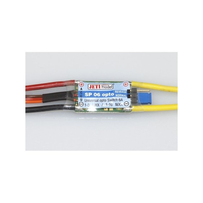 Interrupteur RC SP06 OPTO 6A JR - Jeti