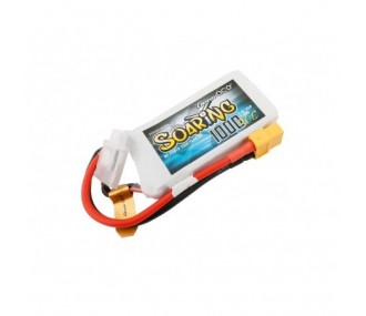 Battery Gen ace Soaring lipo 2S 7.4V 1000mAh 30C socket XT60