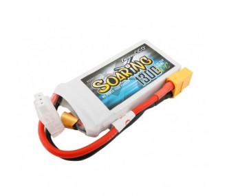 Akku Gen ace Soaring lipo 2S 7.4V 1300mAh 30C Steckdose XT60