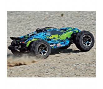 Traxxas Rustler Blue 4WD VXL ID TSM RTR (Without battery/charger) 67076-4