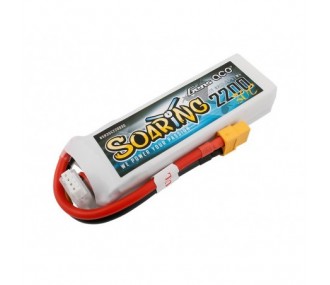 Gen ace Soaring lipo 3S 11.1V 2200mAh 30C battery XT60 socket